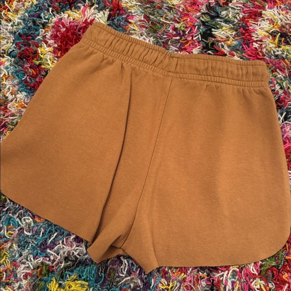 Target Women's Brown Sweatshirt Material Drawstring Shorts | Never Worn - Picture 3 of 3